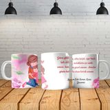 Angel Of Life Anneler Günü 4 Kişiye Özel Baskılı Yeni Tasarım Sihirli Kupa Bardak