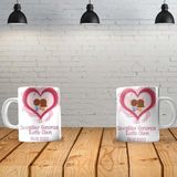 Angel Of Life I Love You 5 Kişiye Özel Baskılı Yeni Tasarım Sihirli Kupa Bardak