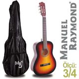Angel Of Life Klasik Gitar Junior Manuel Raymond MRC87SB (KILIF HEDİYE) hastürkNM4170