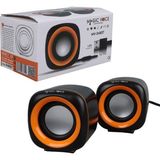 Angel Of Life Magicvoice MV-24837 2x3 Watt Aux Multimedia Mini USB Speaker Hoparlör