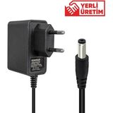 Angel Of Life Weko 12 Volt 1 Amper 10 Watt Plastik Kasa Priz Tipi Adaptör (5.5x2.5 Uçlu) - Renkli