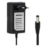 Angel Of Life Weko 14.4 Volt - 1 Amper 5.5*2.5 Uçlu Plastik Işıklı Kasa Priz Tip Adaptör - Renkli