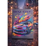 Angel Photography Angelphoto Kilitli Anı Defteri 80 Yaprak Renkli Konsept Defter My Car Tasarımı