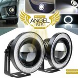Angel Sis Farı 89MM Beyaz Üniversal Mercekli Sis
