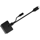 Angelbird USB-C 3 SATA adaptör Dahili SSD ve sabit diskler için – siyah [Trim Support | Apple MacBook, PC, dizüstü bilgisayar vb.] – C-SATA