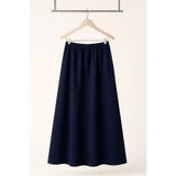 Angel&Co. Girls Clothing Modest Uzun Kız Çocuk Koyu Lacivert Mevsimlik Etek