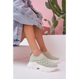 Angelina Jones Alice Kadin Yeşil Trıko Sneakers