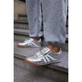 Angelina Jones Eduard Kadın Gumus Dıkıslı Bagcıklın Sneaker - Gümüş