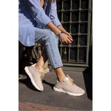 Angelina Jones Robi Kadin Siyah Keten Sneaker