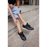 Angelina Jones Talisca Kadın Bej Bagcıklı Sneaker - Siyah