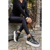 ANGELİNA JONES TOBERS KADIN SİYAH TAŞ DETAY SNEAKER