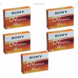 Angelphoto Mini DV Kamera Kaseti 5 Adet Sony DVM 60PR4JE Everday Tipi Yüksek Çözünürlük