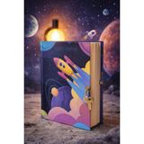Angelphoto Space Journal Hatıra Anı Defteri Kilitli Defter Günlük