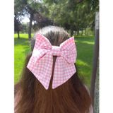 Angels Collection Büyük Boy Lastikli Pembe Pitikare Fiyonk Toka 5'Li