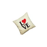 Angels' Collection Love Punch İşlemeli Kırlent Kılıfı 4'lü KREM 40 x 40
