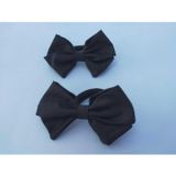 Angels Collection Siyah Fiyonk Toka Lastikli 2'Li