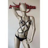 Angels Passion Cool ve Şık Deri Harness Modelleri