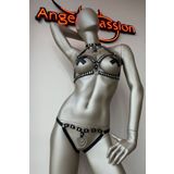Angels Passion Halka Detaylı Tarz Harness Sütyen Takım