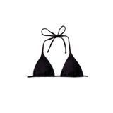 Angelsin Bağlamalı Bikini Üstü Siyah - 40