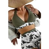 Angelsin Baskılı Bikini Üstü (Çıkartılabilir Kaplı) Çok Renkli 34