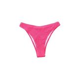 Angelsin Özel Fitilli Kumaş Bikini Altı Pembe 34