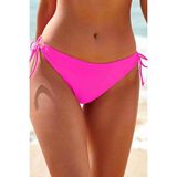 Angelsin Özel Tasarım Bağlamalı Bikini Altı - 36 - Pembe
