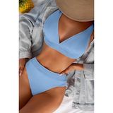Angelsin Yüksel Bel Bikini Altı - 34 - Mavi