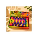 ANGELSS JEWELLERY Butter sukuşi rainbow slow rising 1 adet | sukuşi Yavaş Yükselir viral tereyağ skuşi Gökkuşağı desenli | Renk rastgele gönderim yapılır.