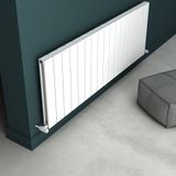 Angers Double Yakıt Tasarruflu Premium Malzeme Alüminyum Radyatör 180x29,5cm Kumlu Beyaz