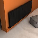 Angers Double Yakıt Tasarruflu Premium Malzeme Alüminyum Radyatör 180x29,5cm Kumlu Siyah
