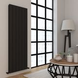 Angers Double Yakıt Tasarruflu Premium Malzeme Alüminyum Radyatör 180x59,5cm Kumlu Siyah