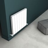 Angers Double Yakıt Tasarruflu Premium Malzeme Alüminyum Radyatör 60x109,5cm Kumlu Beyaz