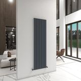 Angers Yakıt Tasarruflu Premium Malzeme Alüminyum Radyatör 180x29,5cm Kumlu Antrasit