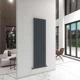 Angers Yakıt Tasarruflu Premium Malzeme Alüminyum Radyatör 180x59,5cm Kumlu Antrasit