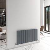 Angers Yakıt Tasarruflu Premium Malzeme Alüminyum Radyatör 60x109,5cm Kumlu Açık Gri