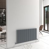 Angers Yakıt Tasarruflu Premium Malzeme Alüminyum Radyatör 60x119,5cm Kumlu Açık Gri