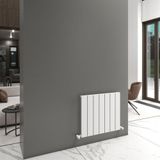 Angers Yakıt Tasarruflu Premium Malzeme Alüminyum Radyatör 60x69,5cm Kumlu Beyaz