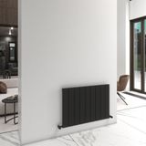 Angers Yakıt Tasarruflu Premium Malzeme Alüminyum Radyatör 60x69,5cm Kumlu Siyah
