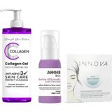 ANGİE Collagen Yüz Yıkama Jeli- Innova Maske 5ml- Angie Besleyici Yüz Kremi