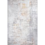 Angie Krem Geometrik Bambu Modern Geometrik Etnik Desenli Boho Makinada Yıkanabilir Hav Toz Vermez Leke Tutmaz Kaymaz Taban Dijital Makine Baskı Halı Oturma Odası Salon Yolluk Koridor Mutfak Halısı