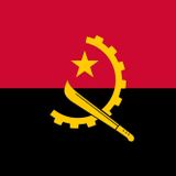 ANGOLA ÜLKE BAYRAĞI 45x30CM DUVAR TABLOSU ÇERÇEVESİZ PVC TABLO