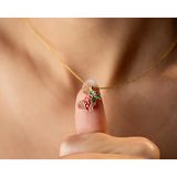 Angora Gümüş ✨ Mineli Yılbaşı Çorabı – Sevimli ve Parıltılı Yeni Yıl Detayı