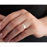 Angora Gümüş Üzeri Yazılı Kalın Gümüş Alyans – Minimal ve Anlamlı Tasarım