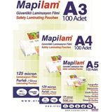 Angoravi Mapilam A4 Parlak Laminasyon Filmi 125 Mic 100 Adet Güvenilir Koruma Sağlar