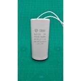 Anhui CBB60 9mF 400V ~ 450V Plastik 2 Kablolu Daimi Kondansatör 35x62mm