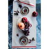 Anı Home Keten Yeşil Şerit Detaylı Runner - 40 x 150 cm - Renkli