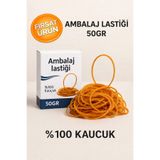 ANI OFİS KIRTASİYE A K Ambalaj Lastiği %100 Kauçuk 50 Gr Kutu Dayanıklı ve Esnek Paketleme