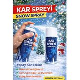 ANI OFİS KIRTASİYE A K Kar Spreyi | Yapay Kar Efekti | Dekoratif Snow Spray | Cam ve Yılbaşı Süsleme İçin