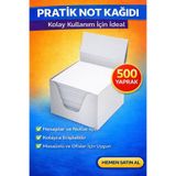 ANI OFİS KIRTASİYE A K Not Kağıdı 500 Yaprak | Kutu İçinde Masaüstü Notluk