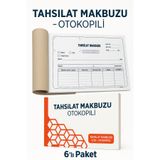ANI OFİS KIRTASİYE A K Tahsilat Makbuzu Otokopili 2/50 – 6'lı Paket | Karbonlu Makbuz Defteri | İşletme Tahsilat Fişi